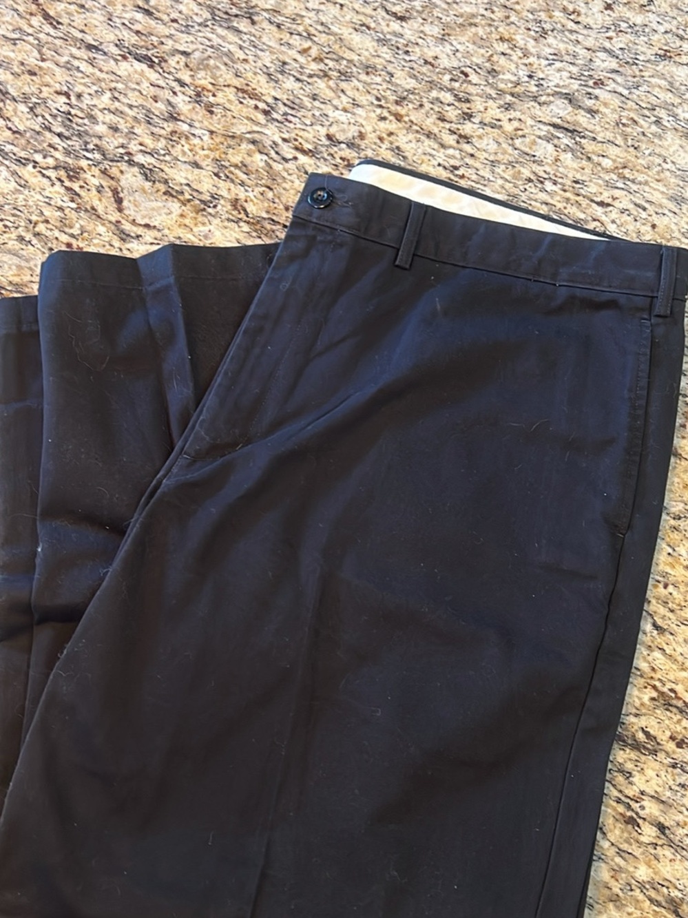 Lands' End Men's Black Dress Slacks